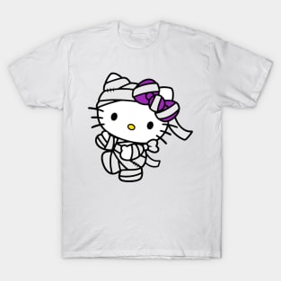 Halloween Mummy Kitty T-Shirt